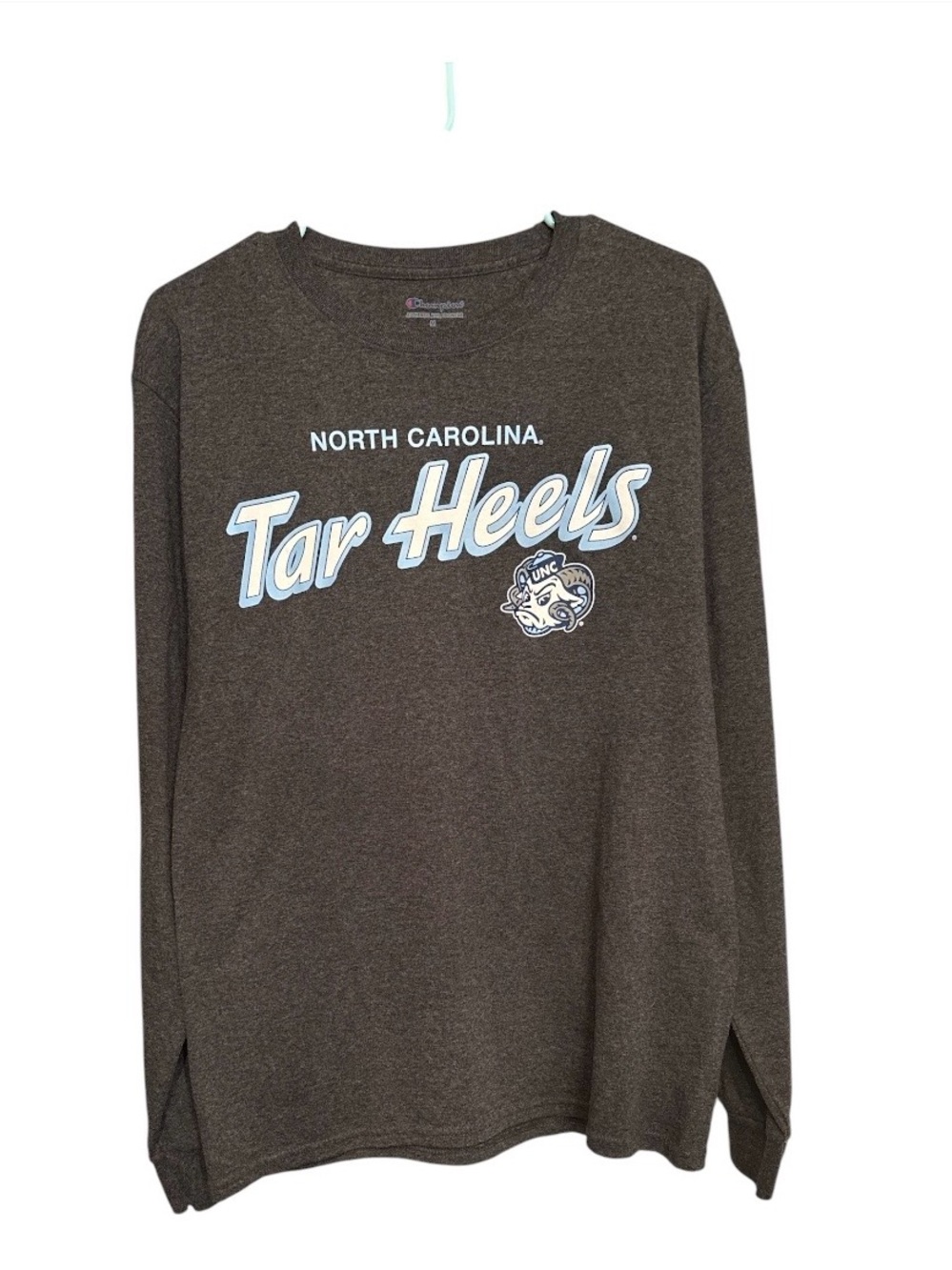 Champion North Carolina Tar Heels Long Sleeve Shirt - Charcoal